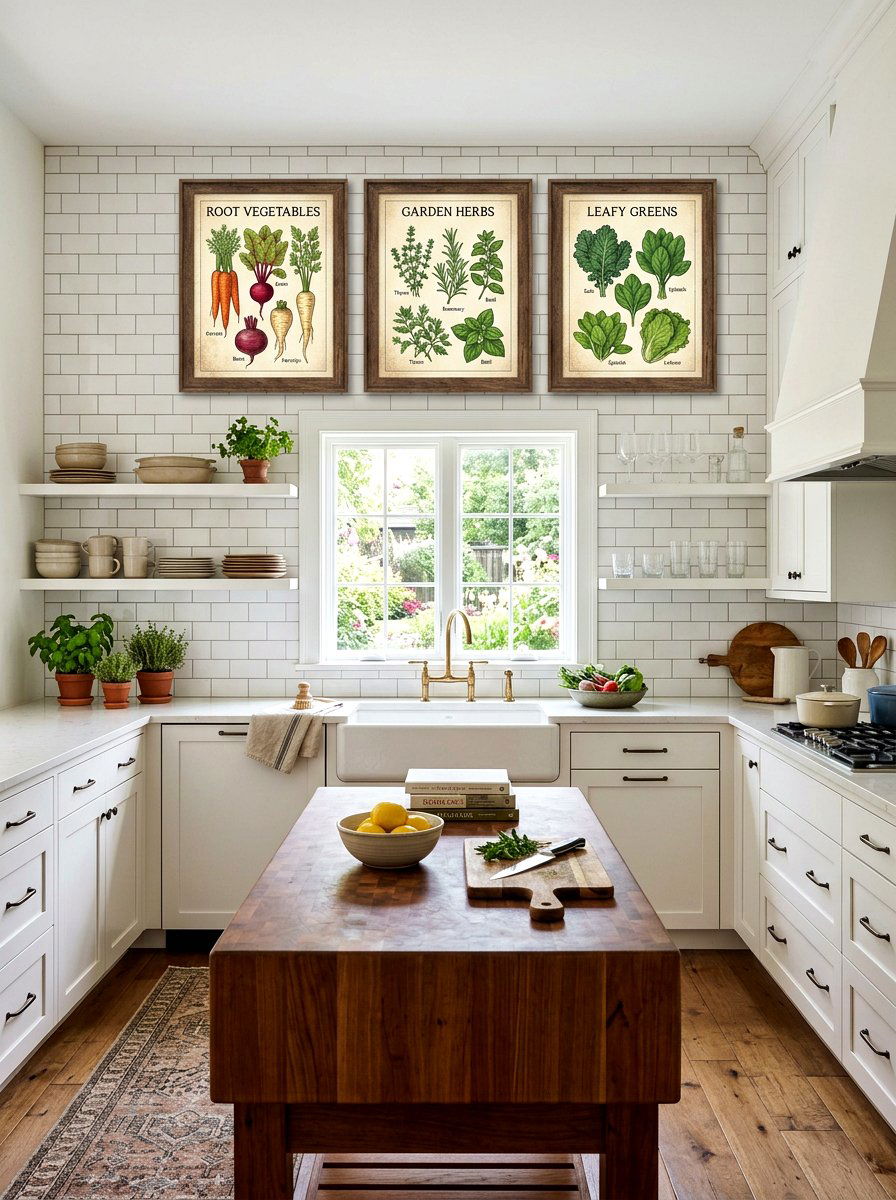 Garden Vegetable Print - 25 Spring Framed Art Ideas