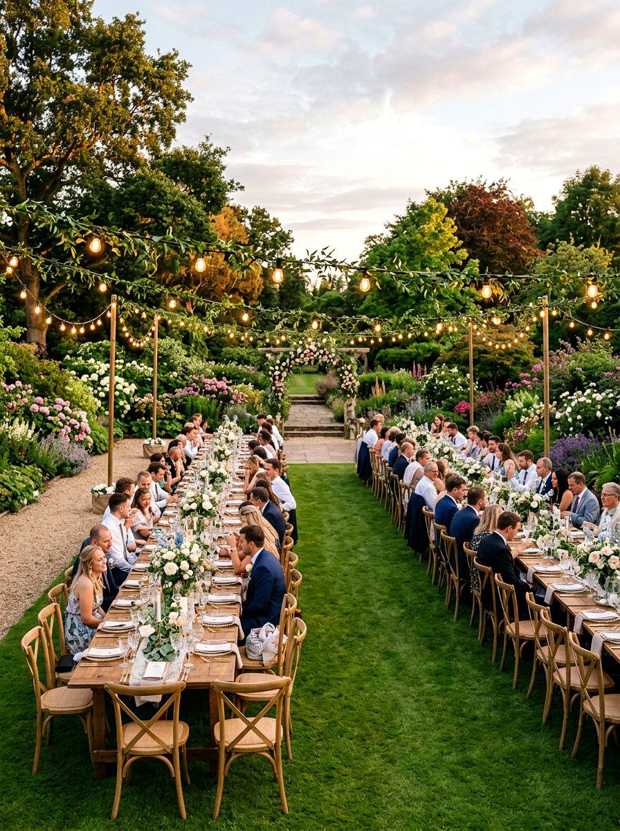 Garden Wedding Reception - 25 Spring Wedding Reception Decor Ideas