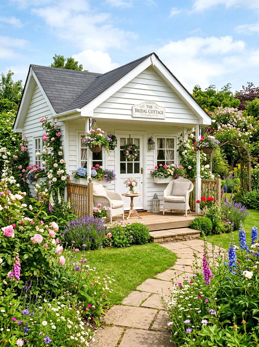 Garden bridal suite - 25 Spring Garden Wedding Ideas