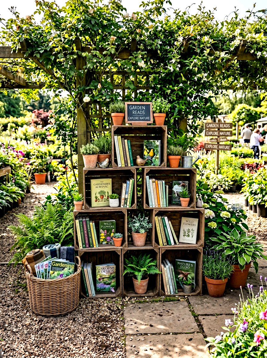 Garden nursery book storage - 25 Spring Bookshelf Ideas for Kids