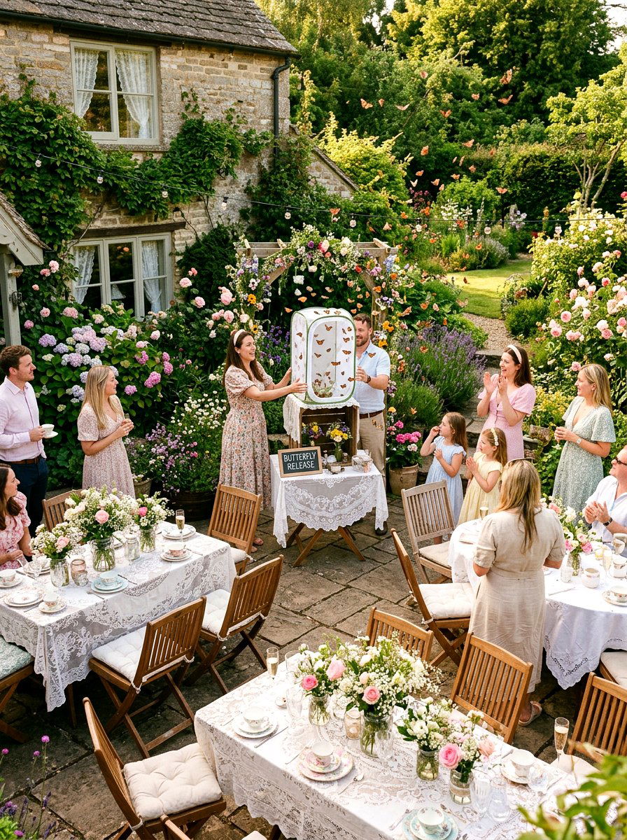 Garden party butterfly release - 25 Spring Butterfly Release Ideas