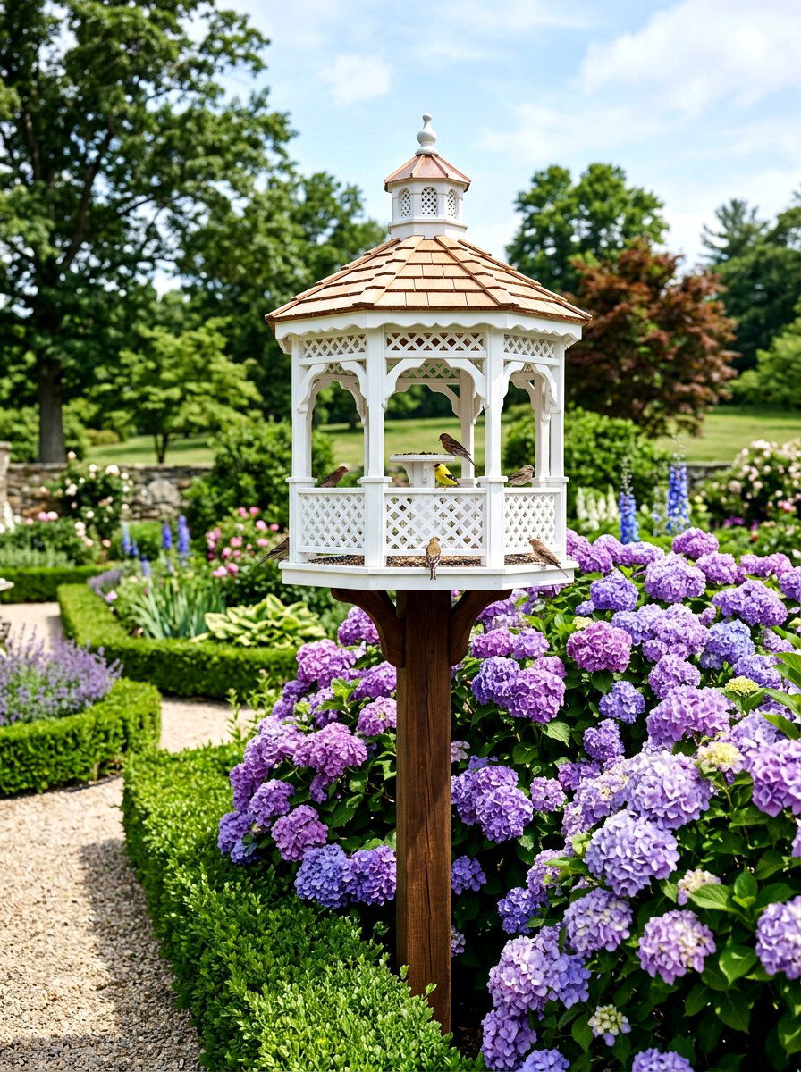 Gazebo bird feeder - 25 Spring Bird Feeder Decor Ideas