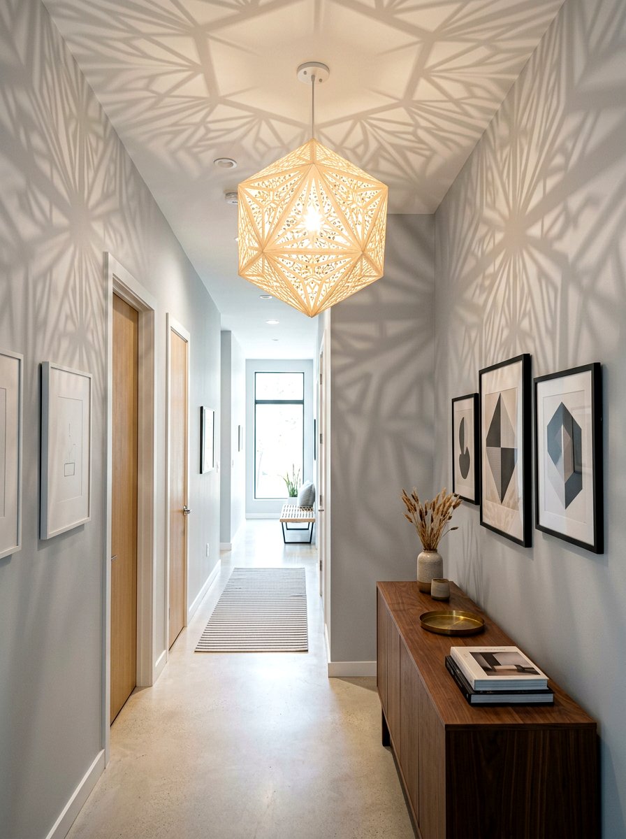 Geometric Cutout Paper Lantern - 25 Spring Paper Lantern Ideas