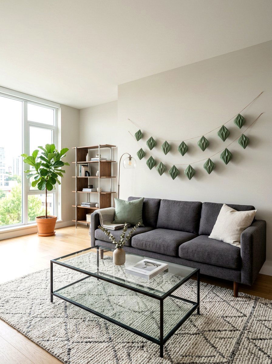 Geometric Paper Garland - 25 Spring Paper Garland Ideas