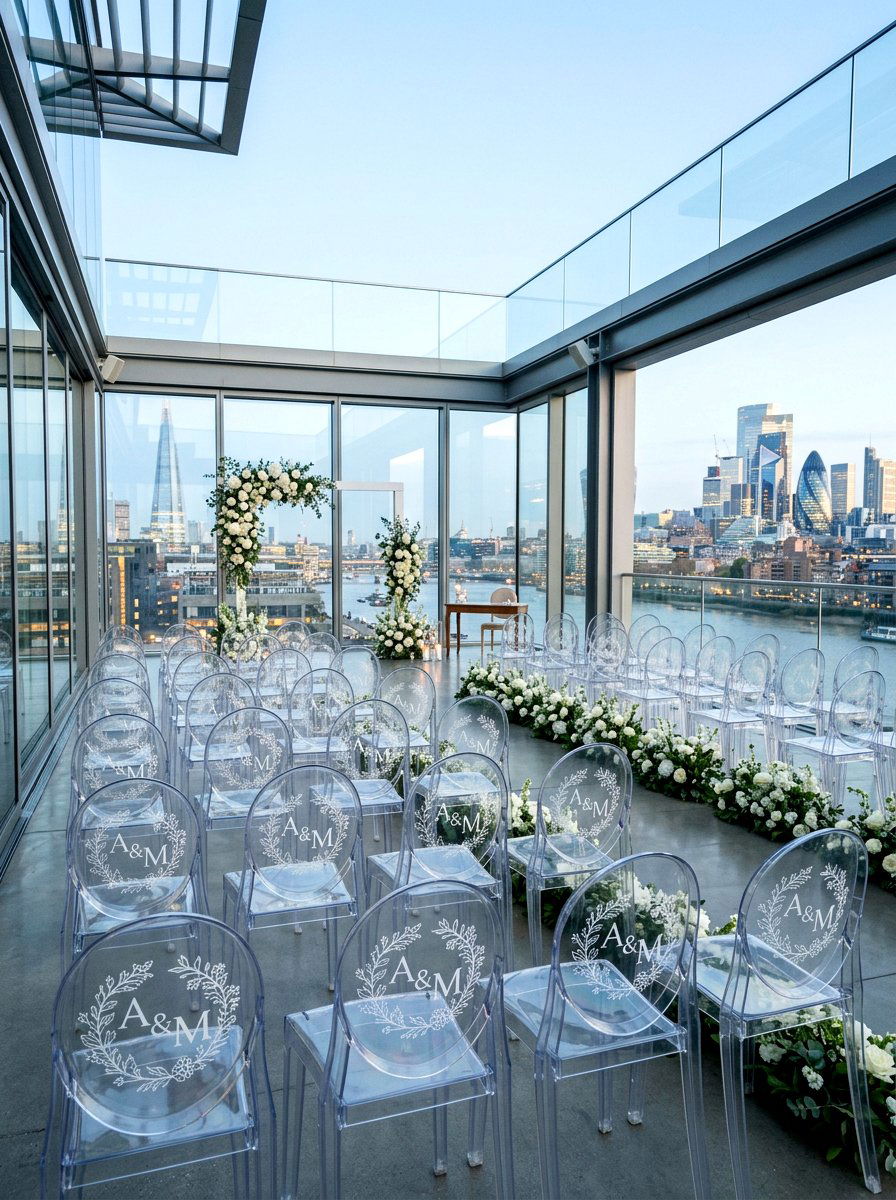 Ghost Chair With Decal