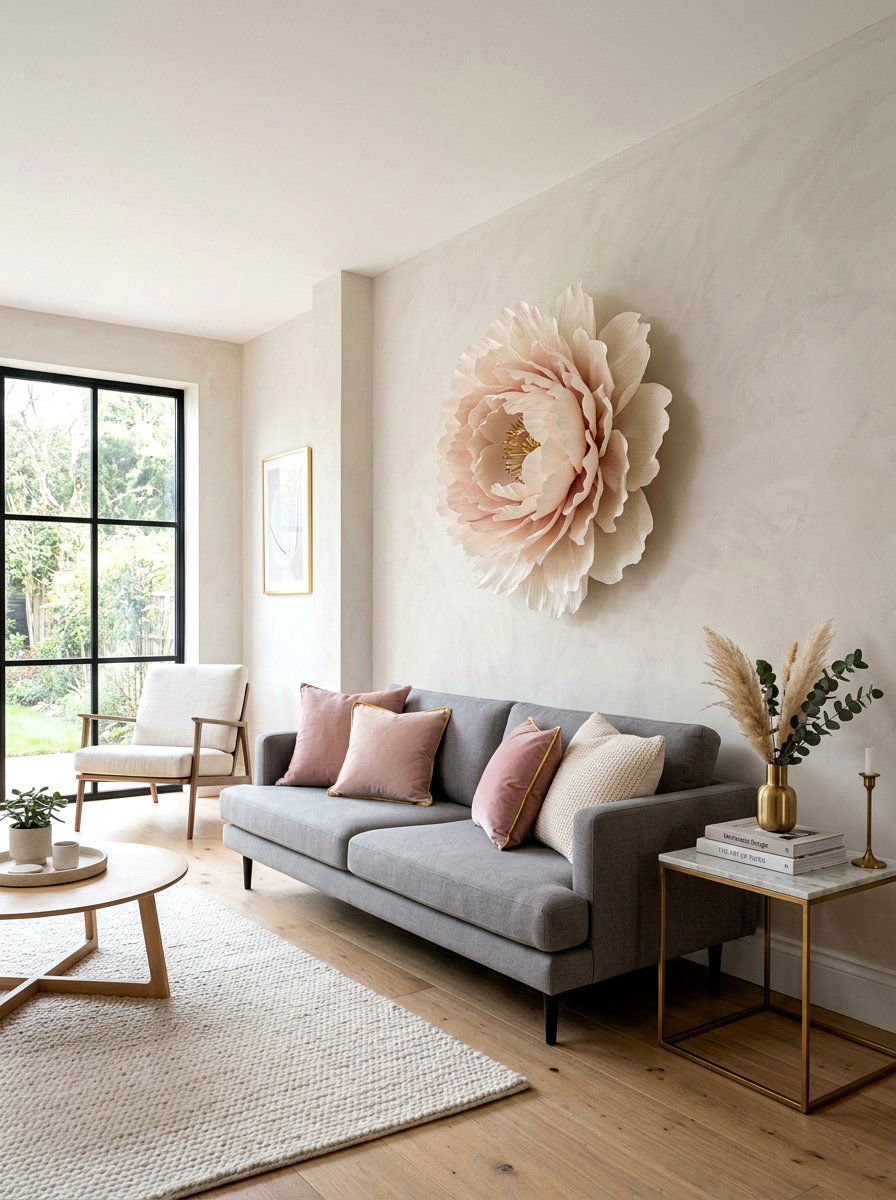 Giant Paper Peony - 25 Spring DIY Paper Flower Ideas