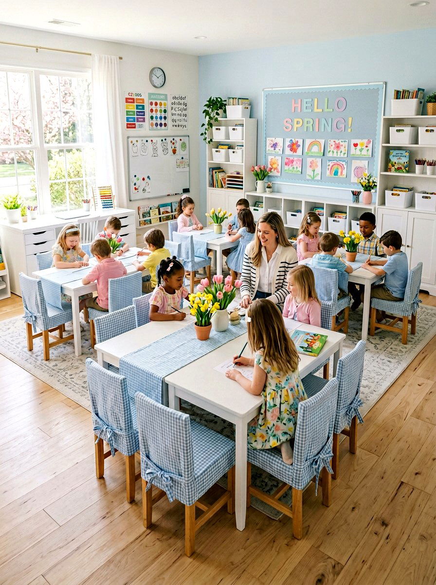 Gingham Classroom Decor - 25 Spring Classroom Decor Ideas
