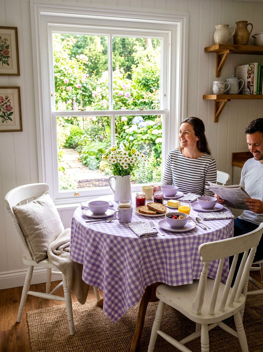 Gingham Tablecloth - 25 Spring Tablecloth Ideas