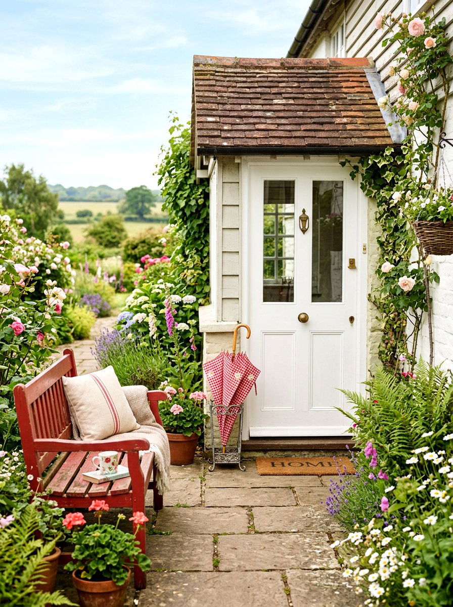 25 Fun Spring Umbrella Door Decor Ideas for the Season