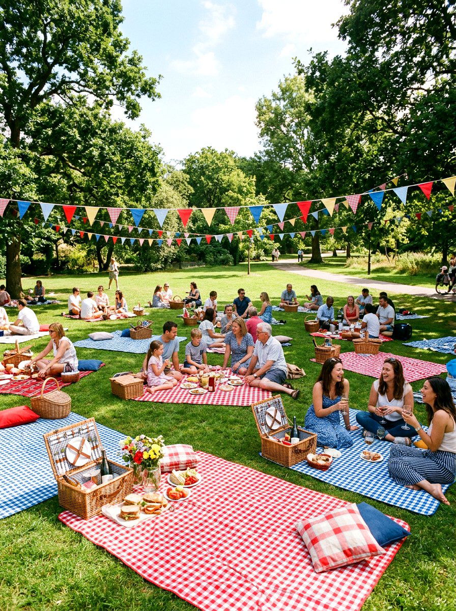 Gingham picnic party - 25 Spring Birthday Party Decor Ideas
