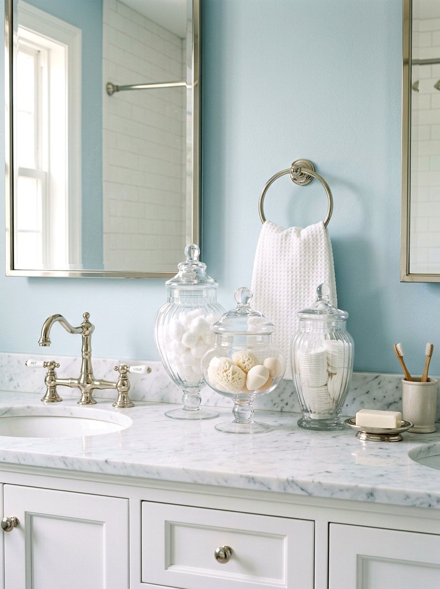 25 Spring Bathroom Counter Decor Ideas for a Fresh Vanity