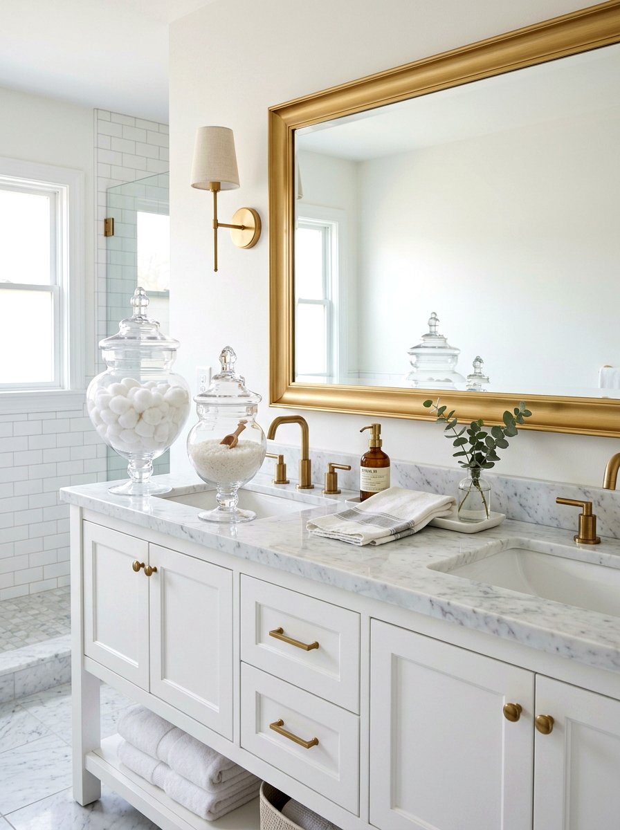 Glass Apothecary Jars - 25 Spring Glass Decor Ideas