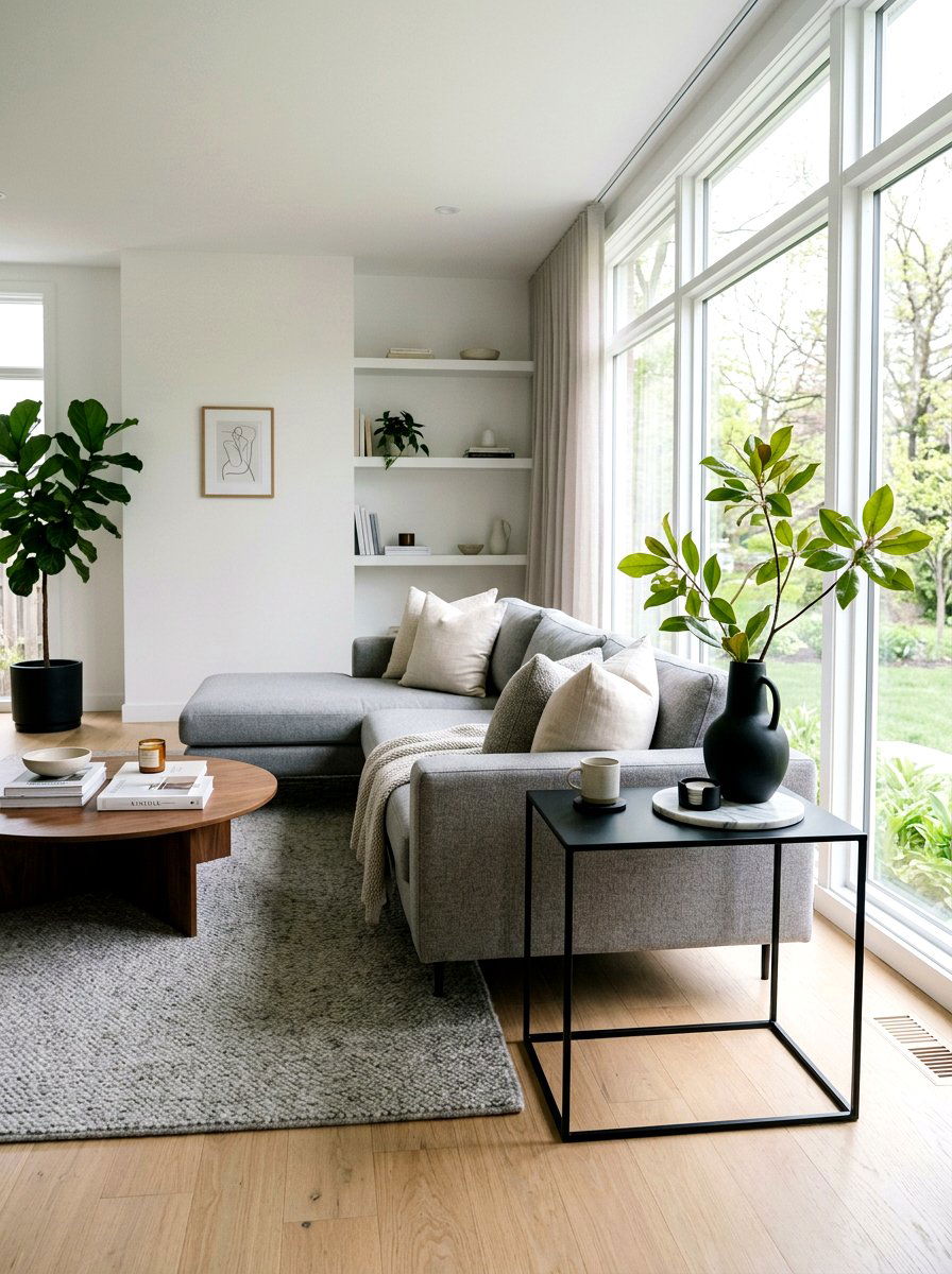 Glass Cloche Display - 25 Spring Side Table Decor Ideas