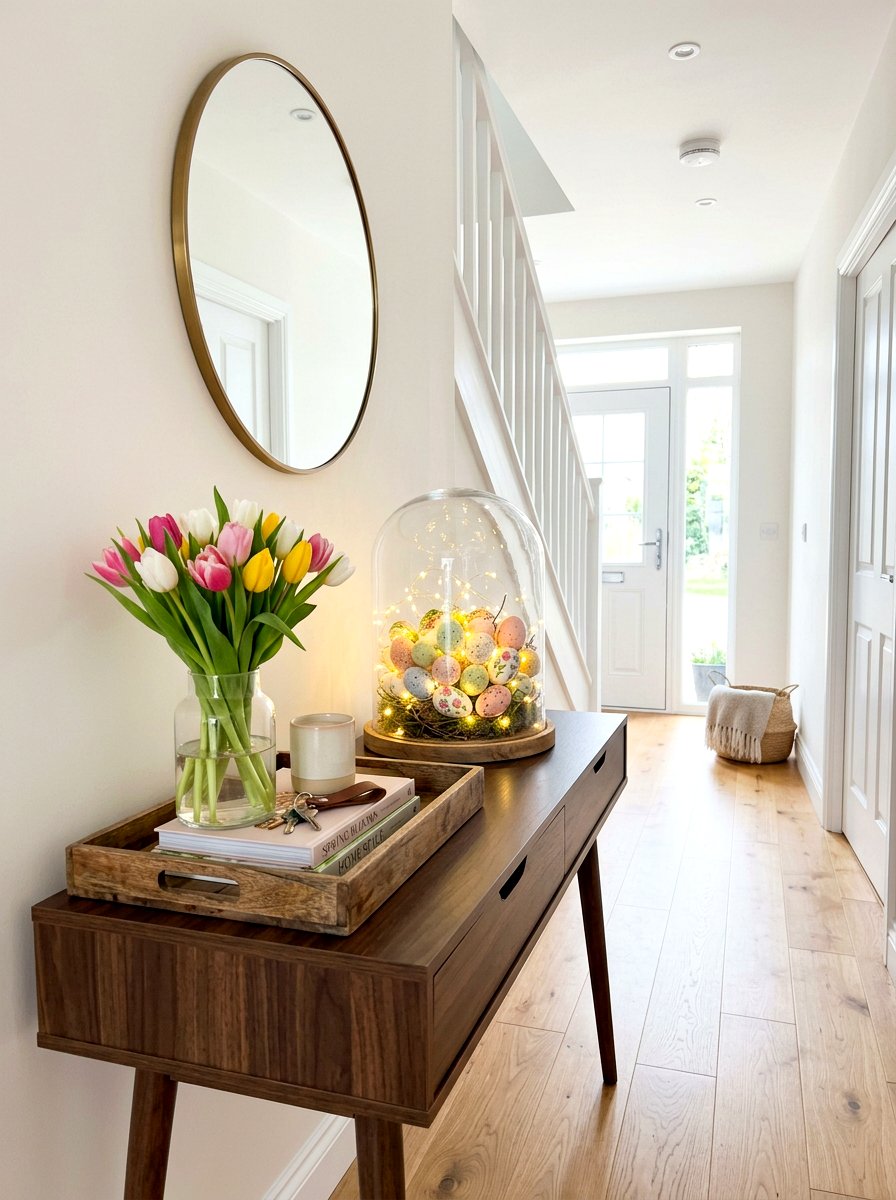 Glass Cloche Fairy Light - 25 Spring Fairy Light Ideas