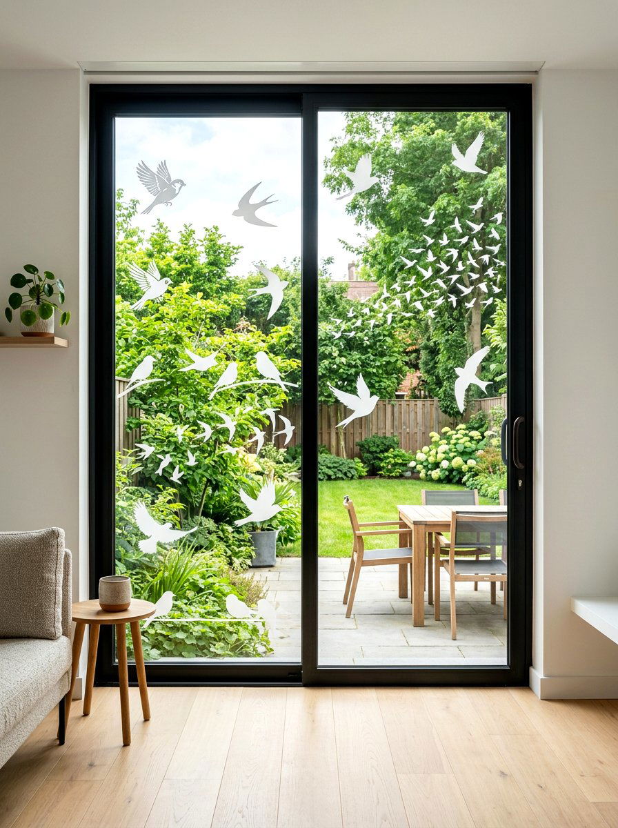 Glass Door Decal - 25 Spring Patio Door Decor Ideas