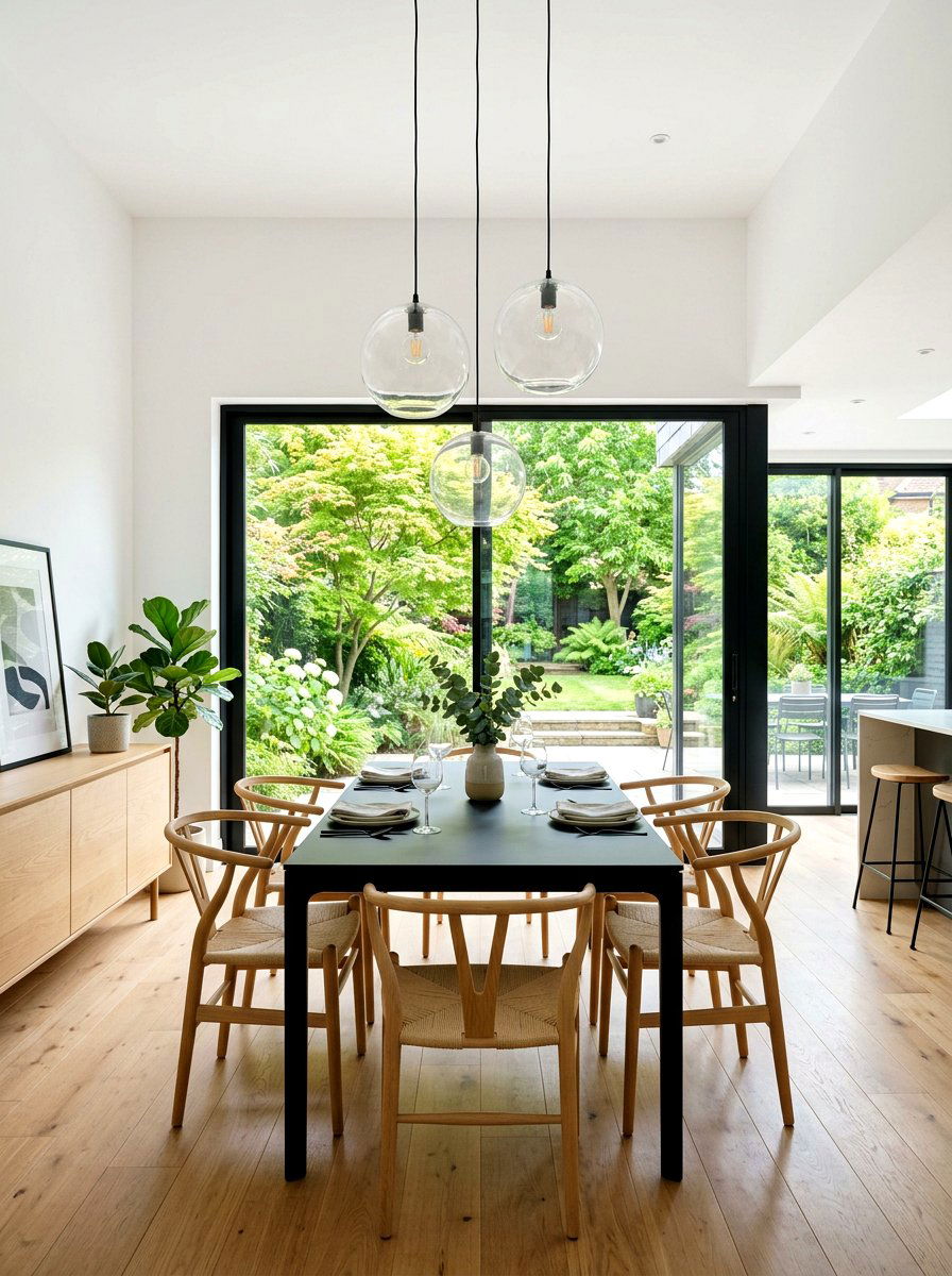 Glass Globe Pendant - 25 Spring Dining Room Chandelier Ideas