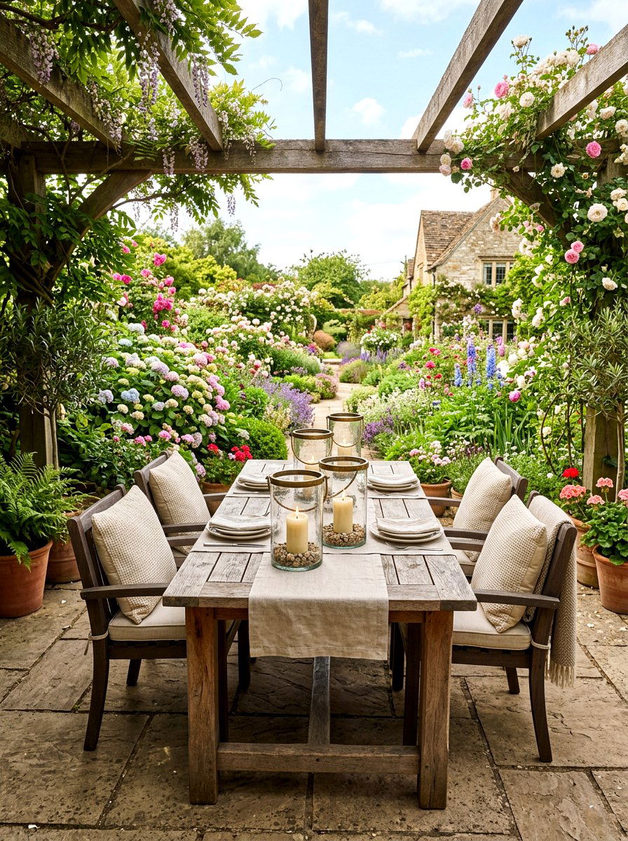 Glass Hurricane Lanterns - 25 Spring Glass Decor Ideas