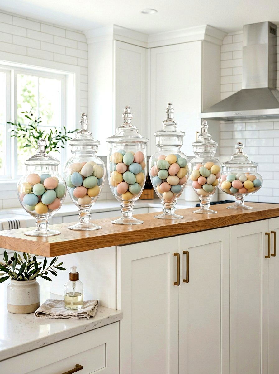 Glass apothecary jars