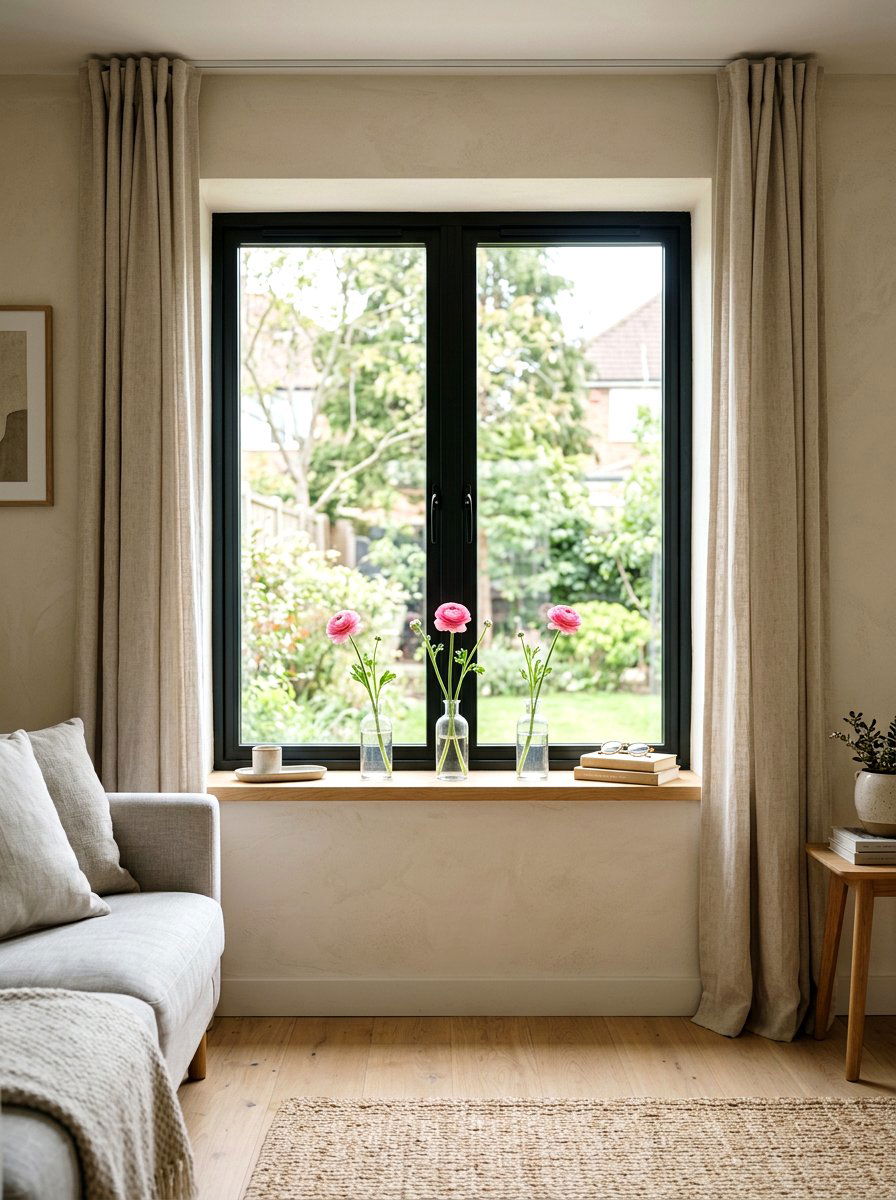 Glass bud vase - 25 Spring Window Sill Decor Ideas