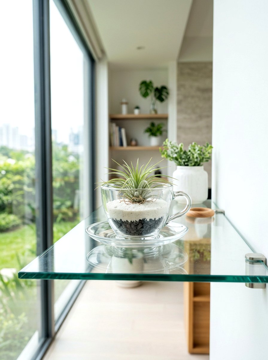 Glass teacup terrarium planter - 25 Spring Teacup Planter Ideas