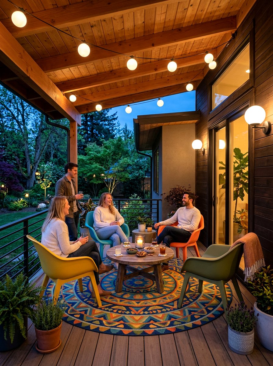 Globe Light - 25 Spring Porch Lighting Ideas