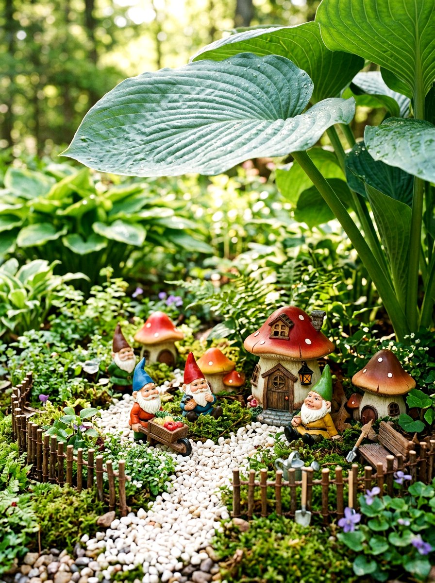 Gnome Garden - 25 Spring Miniature Garden Ideas