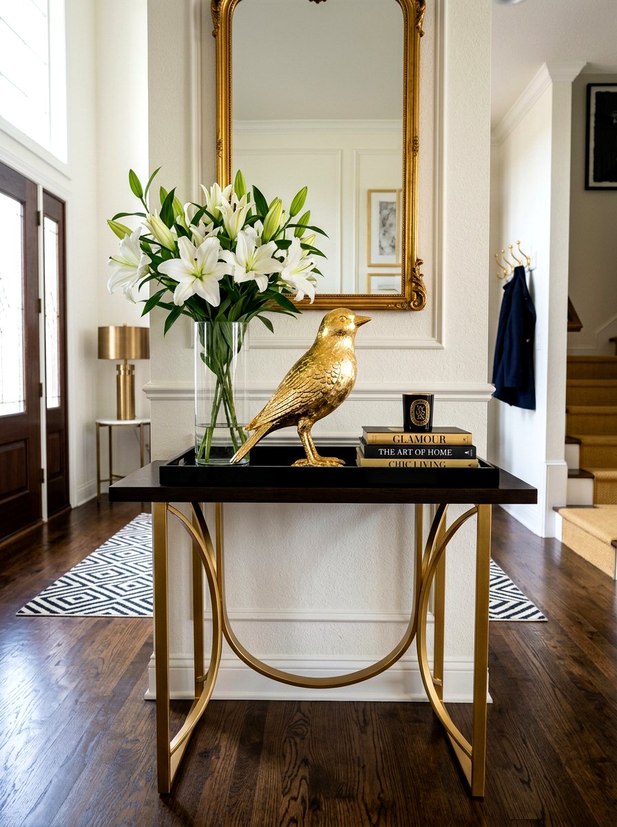 Gold Leaf Bird - 25 Spring Bird Figurine Ideas