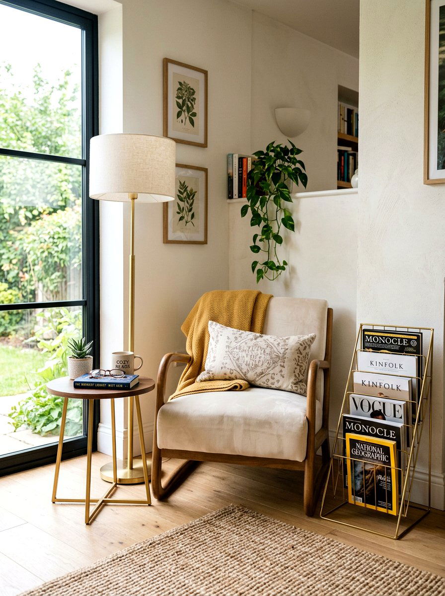 Gold Magazine Rack Modern - 25 Spring Gold Accent Decor Ideas