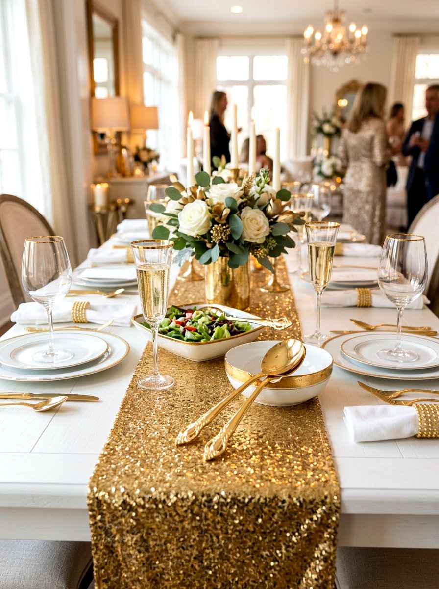 Gold Party Decor - 25 Spring Mimosa Bar Decor Ideas