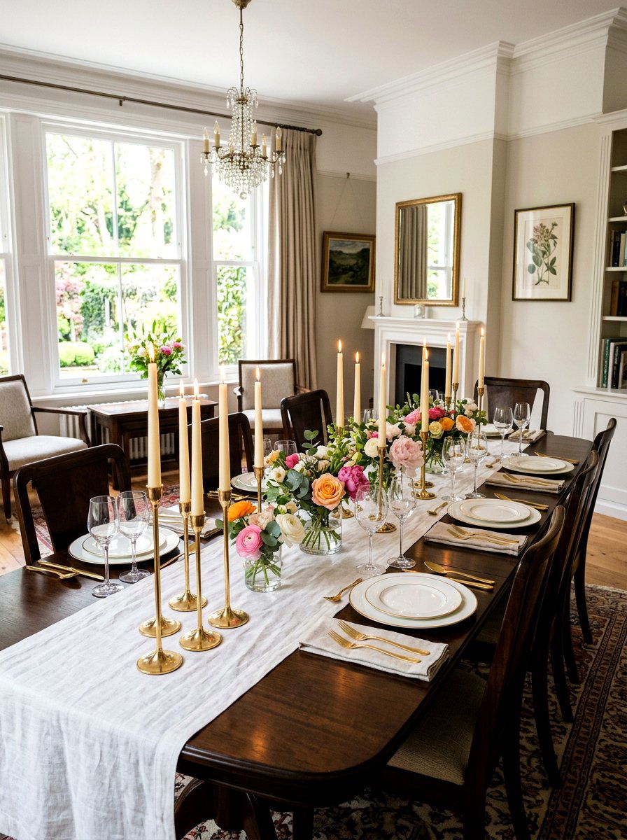 Gold Taper Candle Holder - 25 Spring Gold Accent Decor Ideas