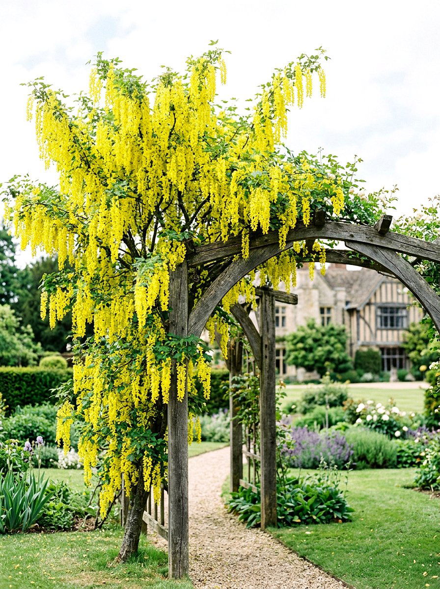 Golden Chain Tree - 25 Spring Flowering Tree Ideas