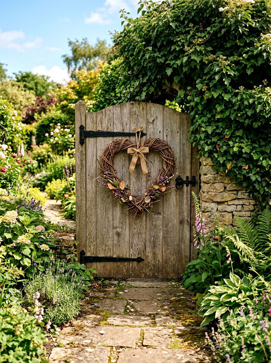 Grapevine Heart Wreath - 25 Spring Heart Wreath Ideas