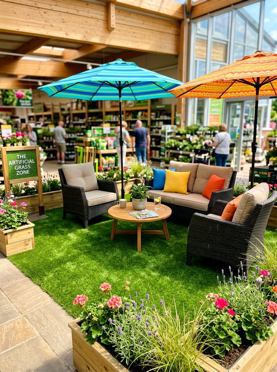 Grass Floor Texture - 25 Spring Retail Display Ideas