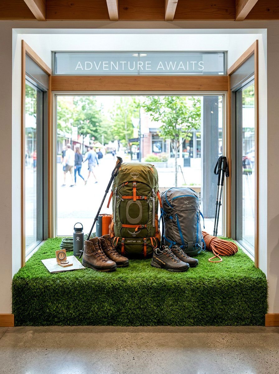 Grass Rug Flooring - 25 Spring Shop Window Ideas