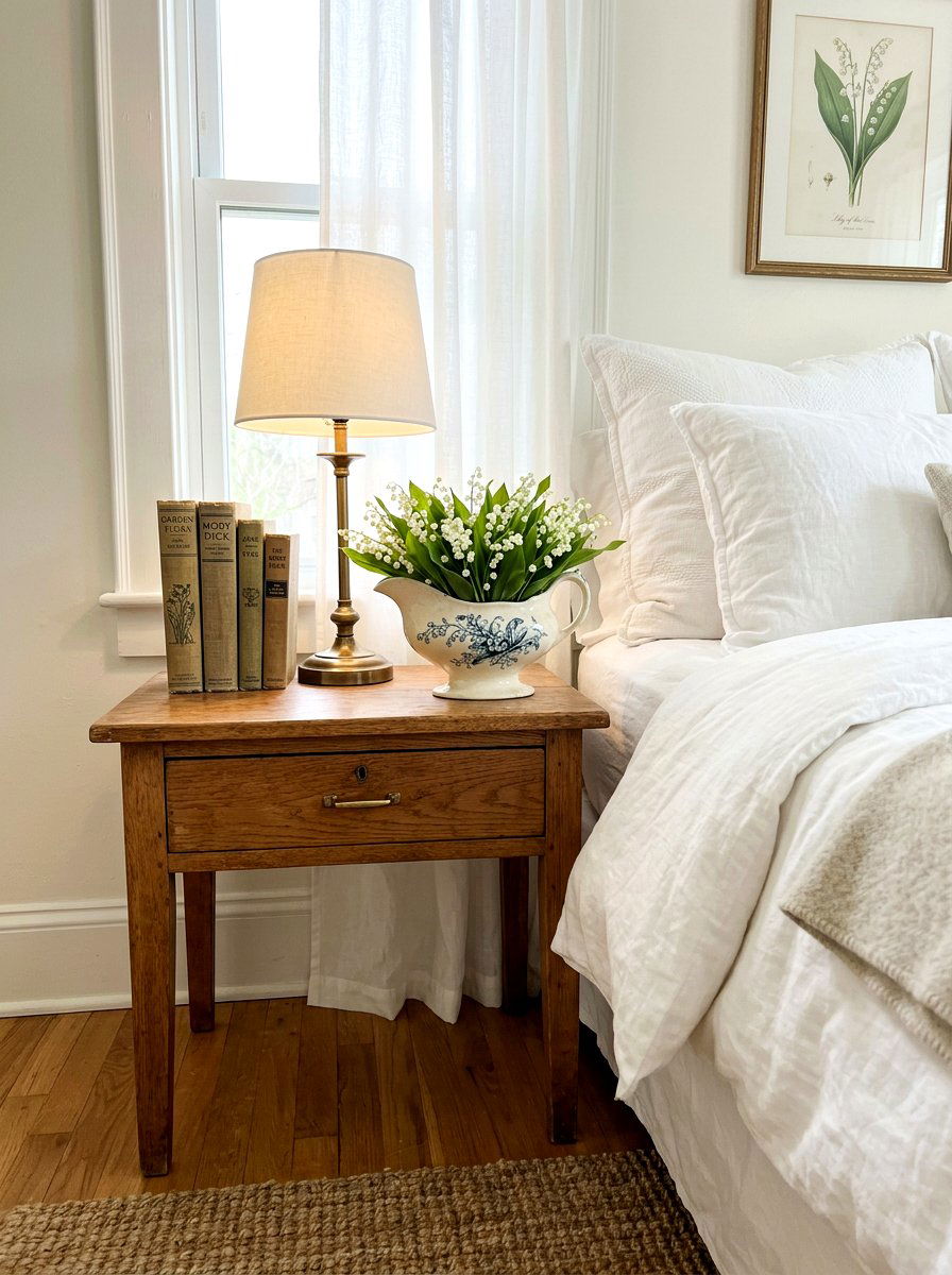 Gravy boat floral centerpiece - 25 Spring Ironstone Decor Ideas