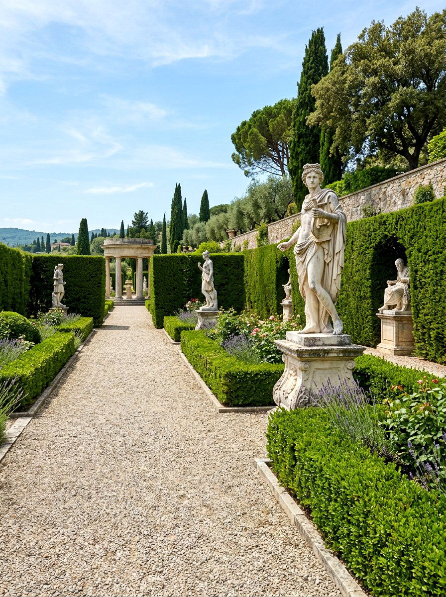 Greek statue garden - 25 Spring Garden Statue Ideas