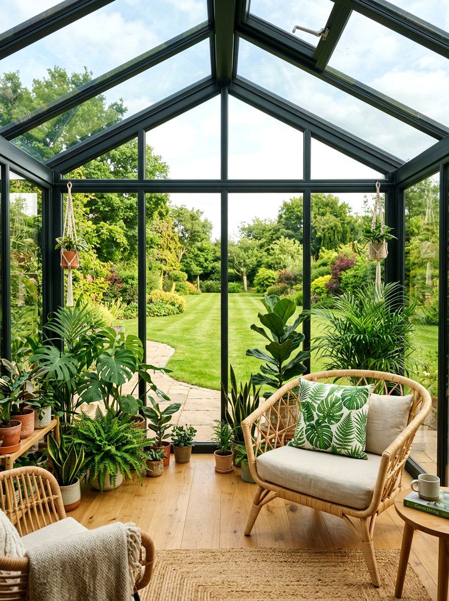 Green Botanical Leaf Pillow - 25 Spring Patterned Pillow Ideas