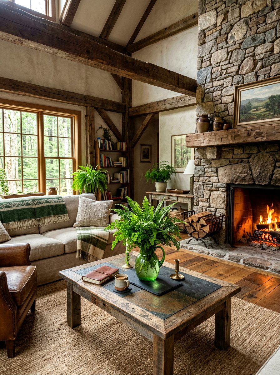 Green Glass Pitcher with Ferns - 25 Spring Pitcher Flower Ideas