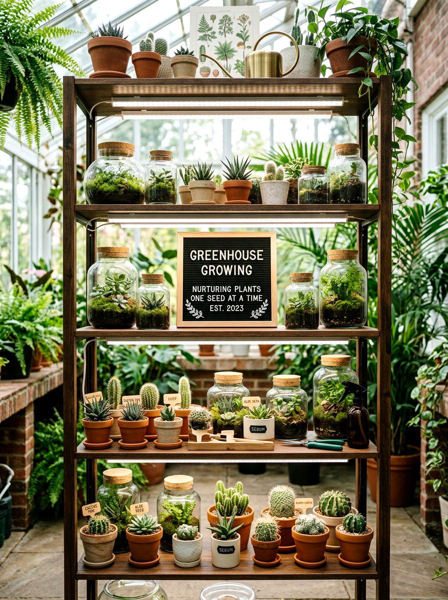 Greenhouse Growing Sign - 25 Spring Letter Board Ideas