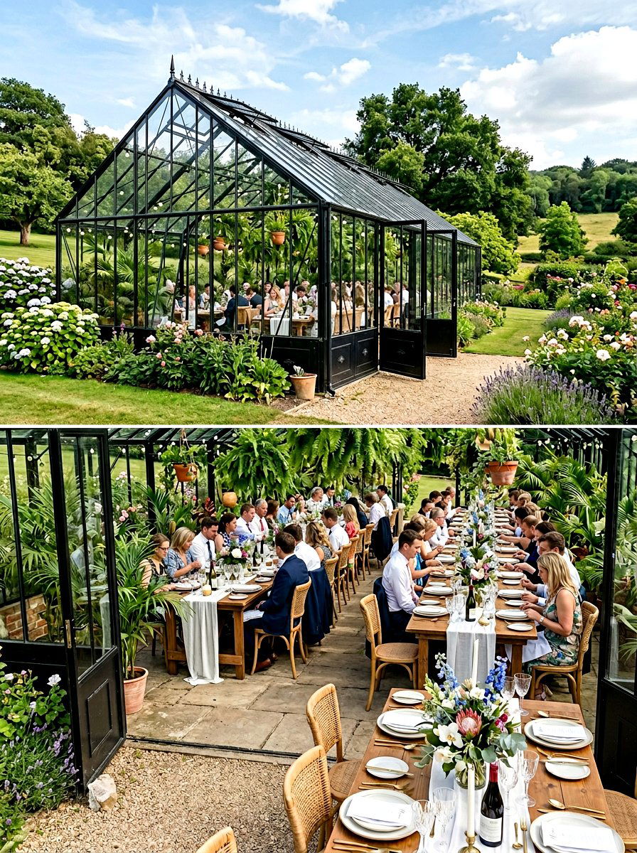 Greenhouse luncheon venue - 25 Spring Bridesmaid Luncheon Ideas