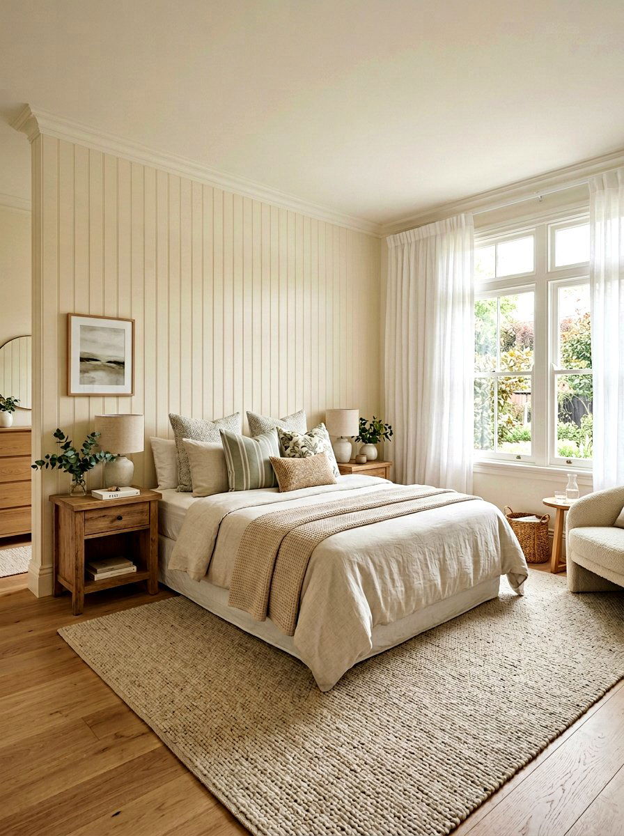 Guest Bedroom Beadboard Headboard - 25 Spring Beadboard Decor Ideas