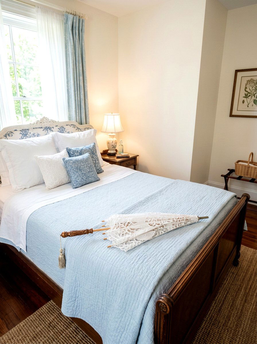 Guest Room Bed Umbrella Decor - 25 Spring Umbrella Decor Ideas