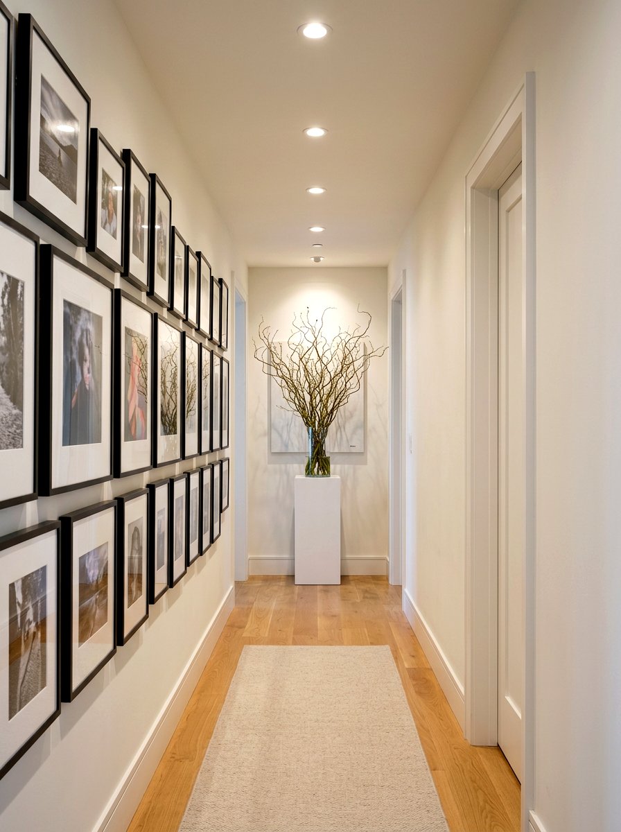 Hallway Gallery Wall Accent - 25 Spring Curly Willow Branch Ideas