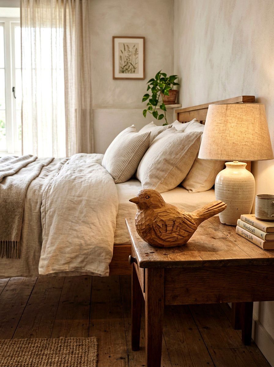 Hand Carved Wooden Bird - 25 Spring Wooden Bird Ideas