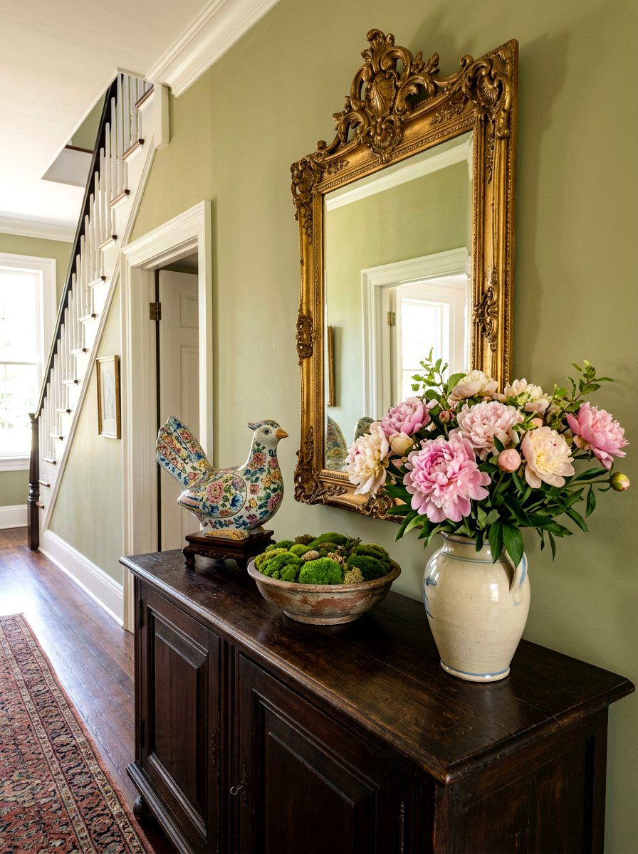 Hand Painted Floral Ceramic Bird - 25 Spring Ceramic Bird Ideas