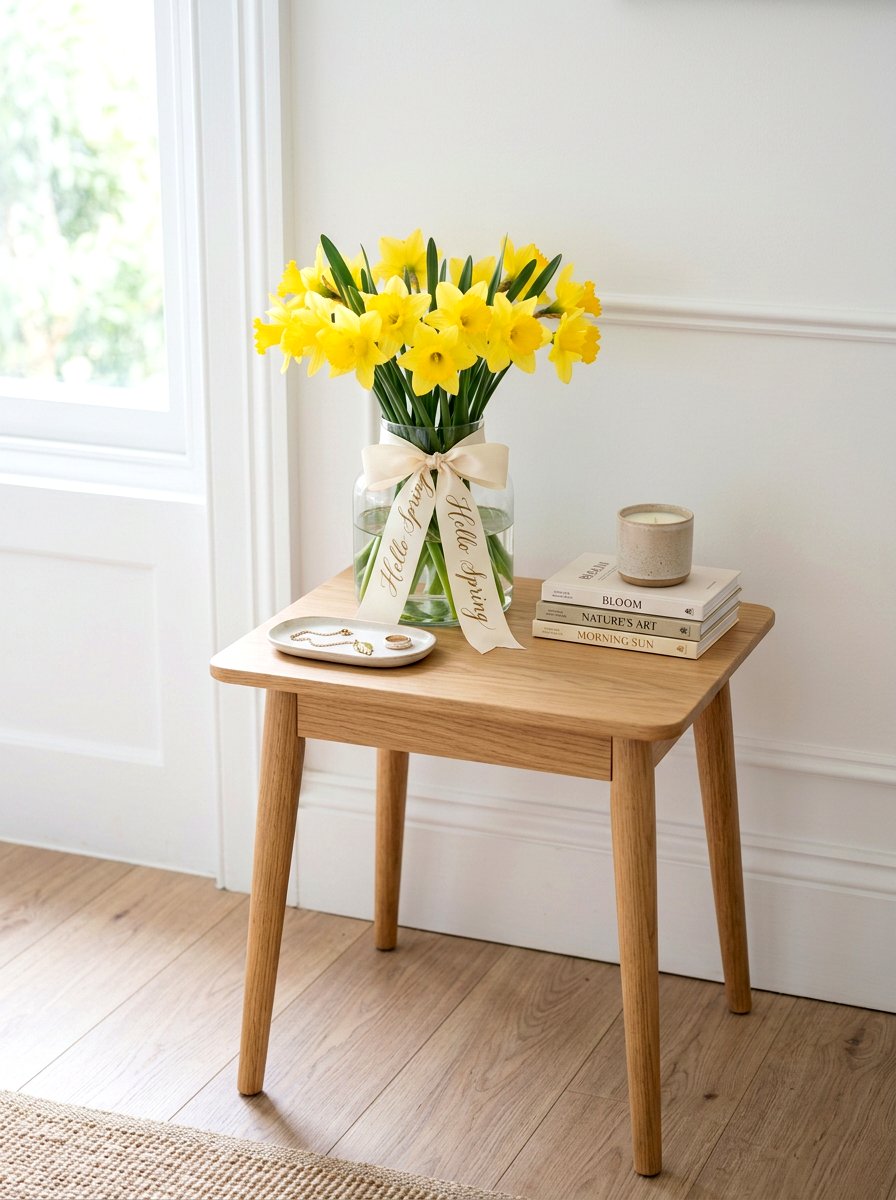 Hand lettered ribbon - 25 Spring Calligraphy Decor Ideas