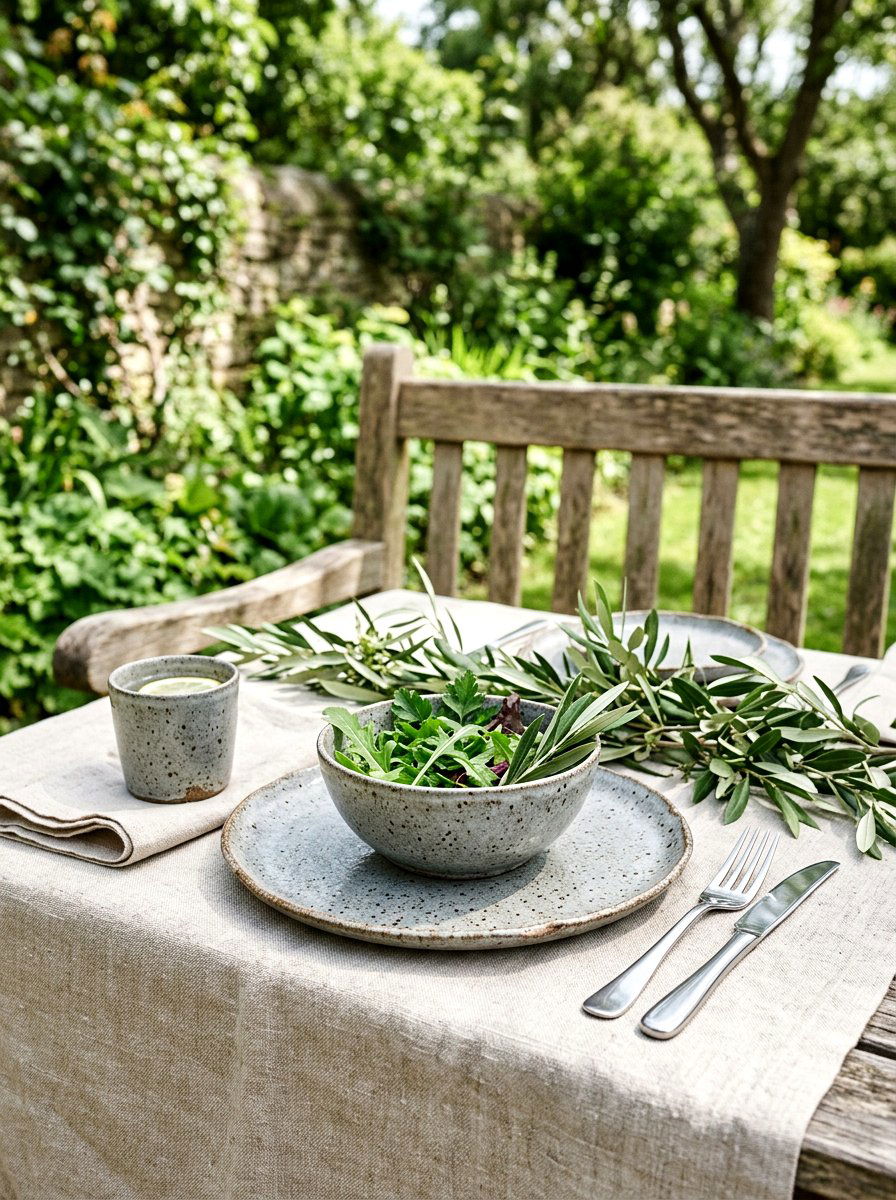 Handcrafted Ceramic Dinnerware - 25 Spring Picnic Decor Ideas