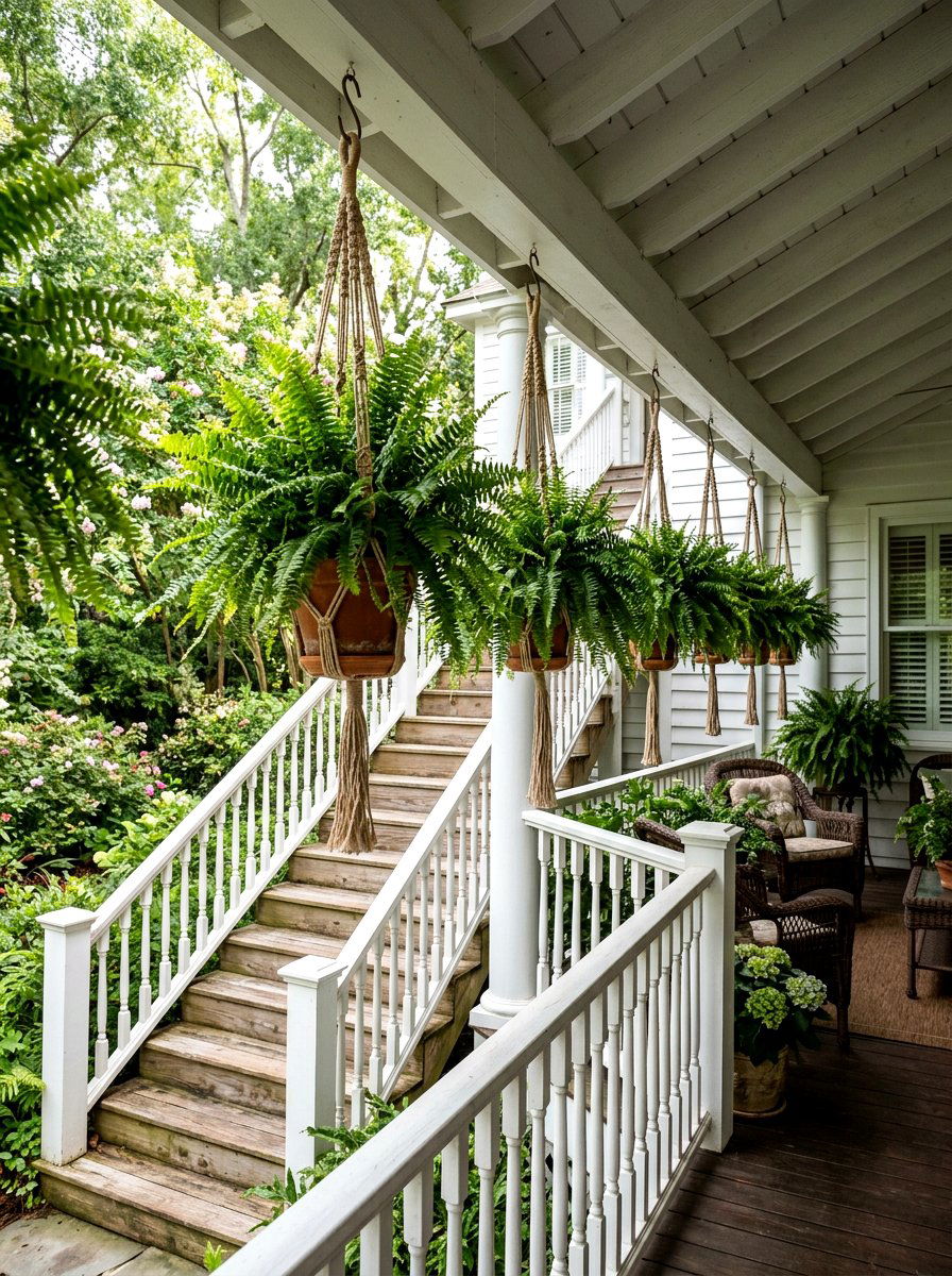25 Spring Outdoor Staircase Decor Ideas for Your Entry