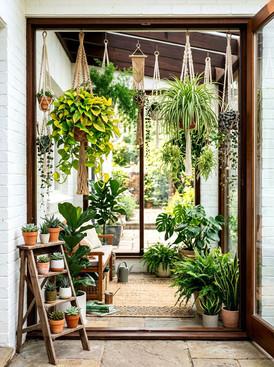 Hanging Indoor Plants - 25 Spring Boho Decor Ideas