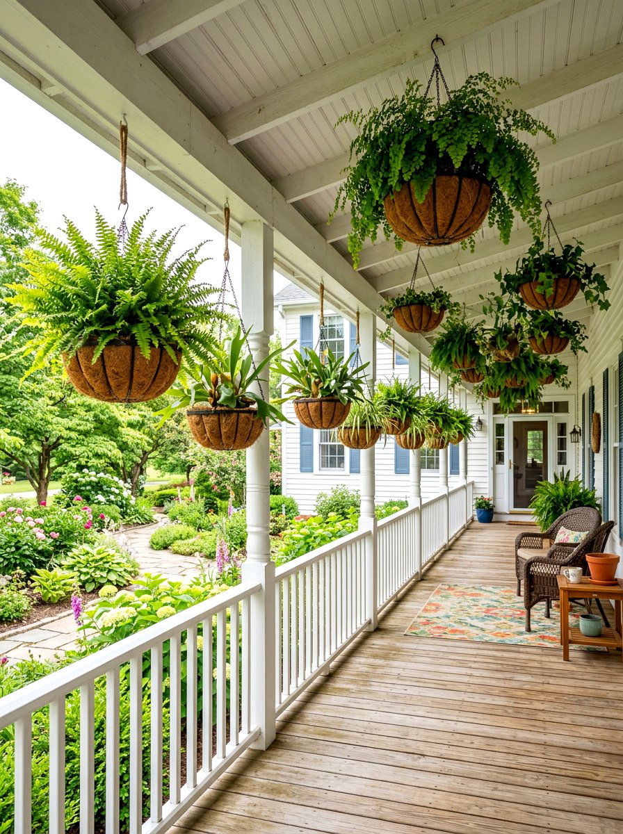 Hanging Plants - 25 Spring Patio Decor Ideas